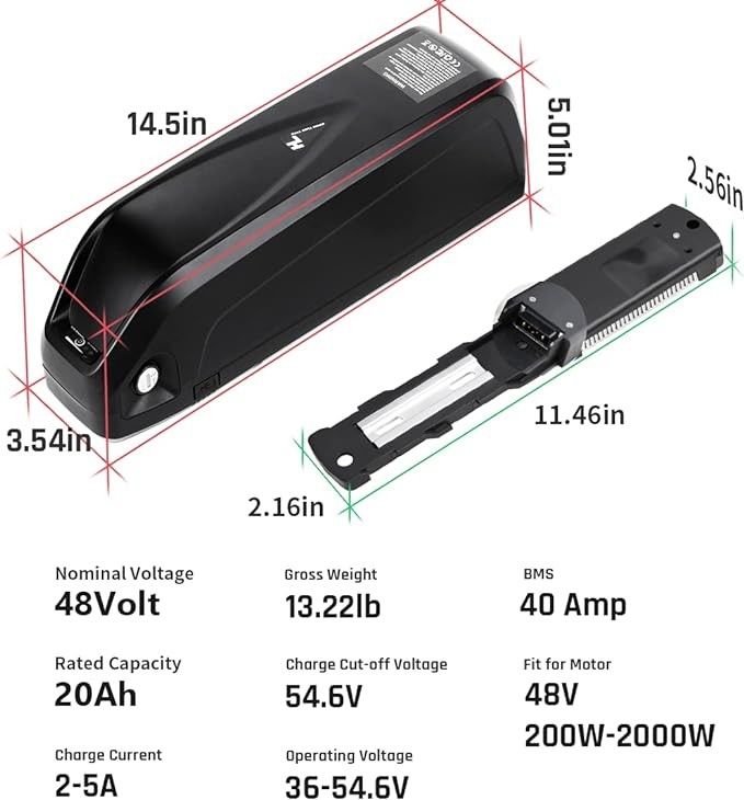 Hailong Downtube ZZ98 литийная батарея с USB-портом для BLAUPUNKT, 36V 50W-700W мотор