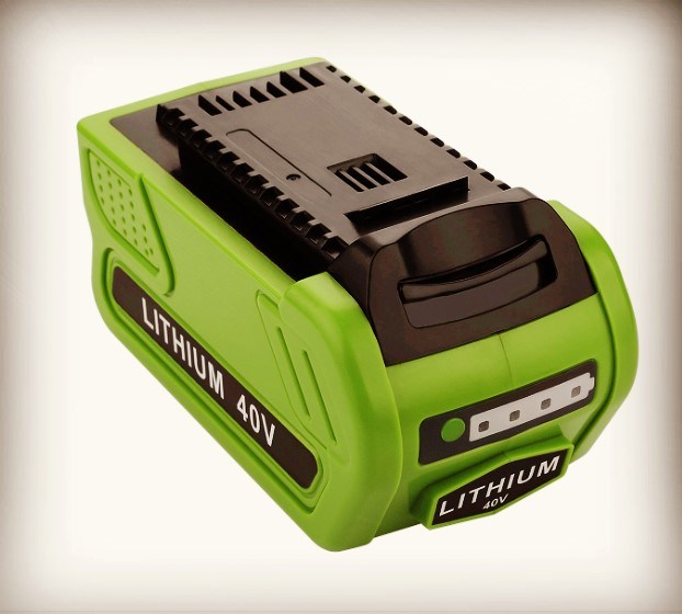 Перезаряжаемая литийная батарея Greenworks Gmax 40 вольт 29472 29462 3
