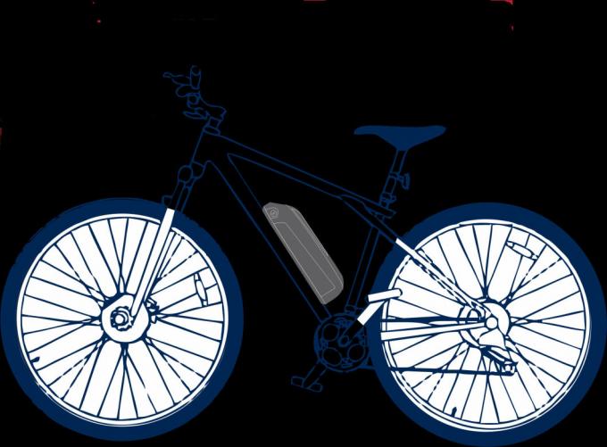 Перезаряжаемая 36В 14,5ah 522wh Hailong Downtube 4 Pin Dmegc Эбике батарея 1